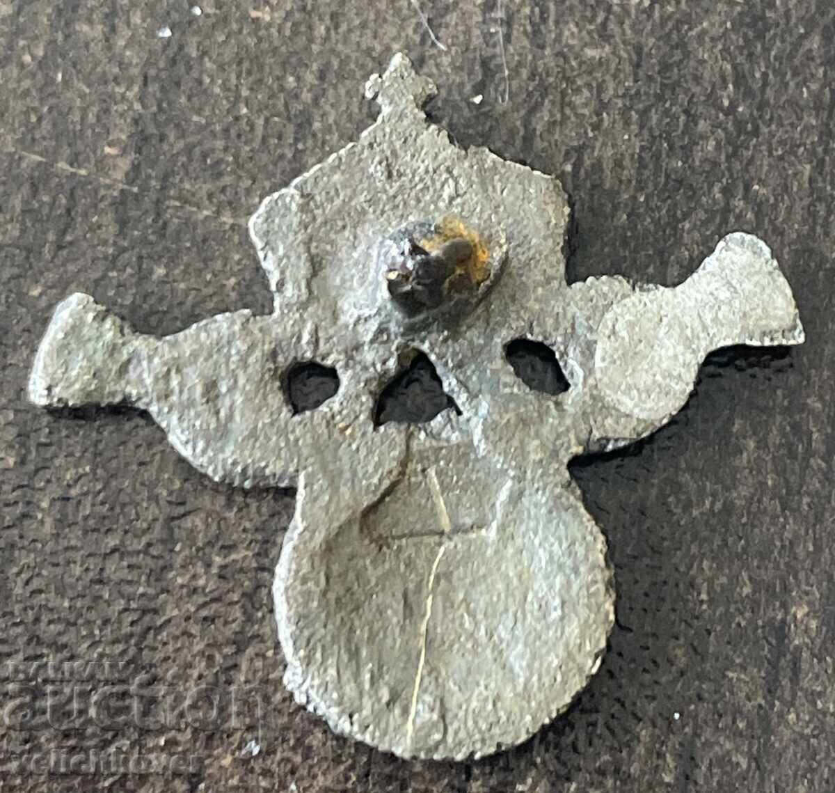 42951 Tsarstvo Bŭlgariya insignă cocardă de elev din anii '30 cu preț € 7.00 | 13.69 BGN