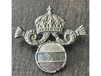 42951 Tsarstvo Bŭlgariya insignă cocardă de elev din anii '30