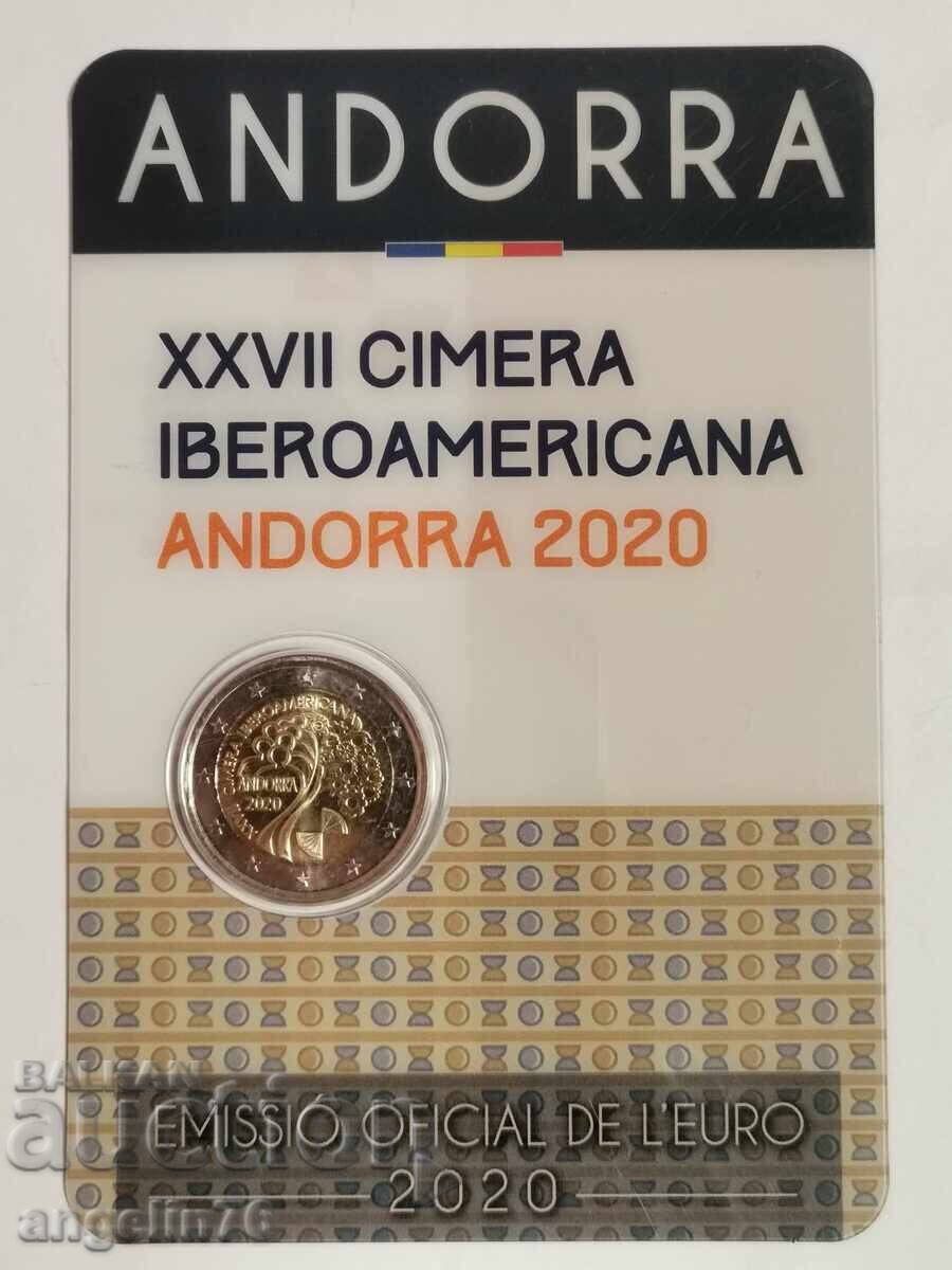 2 евро 2020г Андора