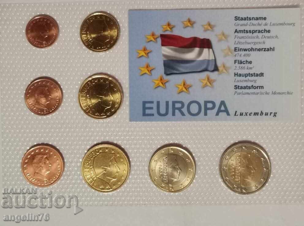 Сет евро монети 2004г Люксембург Сет евро монети 2004г Люксембург