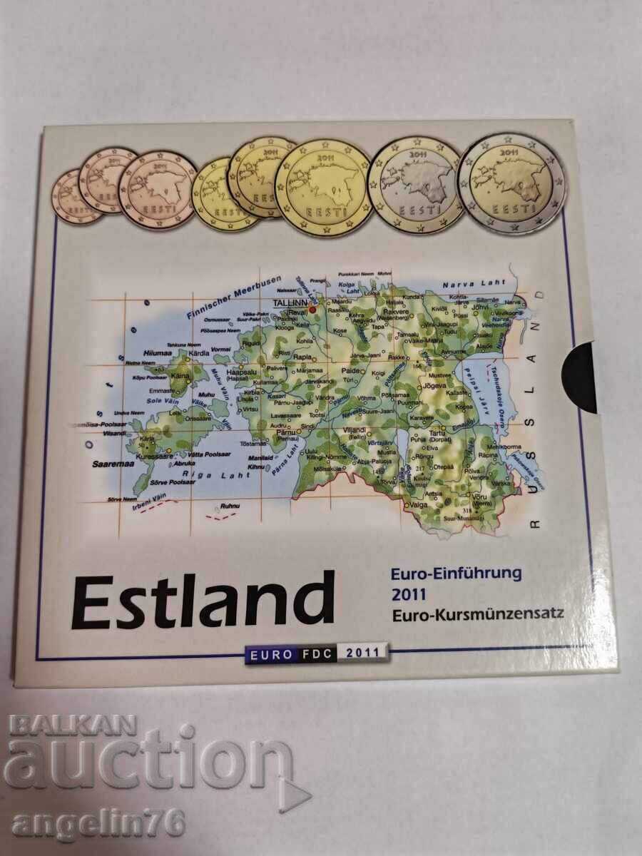 Set Euro Estonia 2011