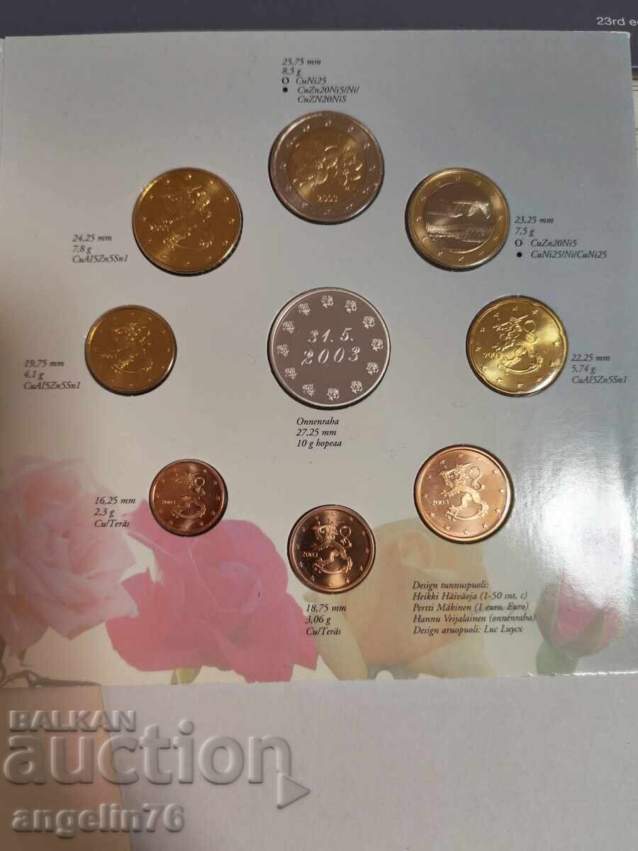 Ευρώ σετ Φινλανδίας 2003 με τιμή € 22.00 | 43.03 BGN