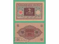 (¯`'•.¸ГЕРМАНИЯ  2 марки 1920  UNC  (вариант 1)¸.•'´¯)
