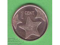 (¯`'•.¸ 1 σεντ 2015 BAHAMAS UNC ¸.•'´¯)