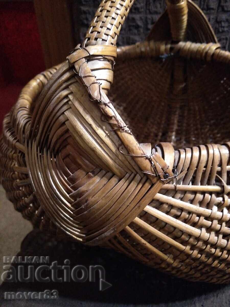 Delivery of Old wicker basket.