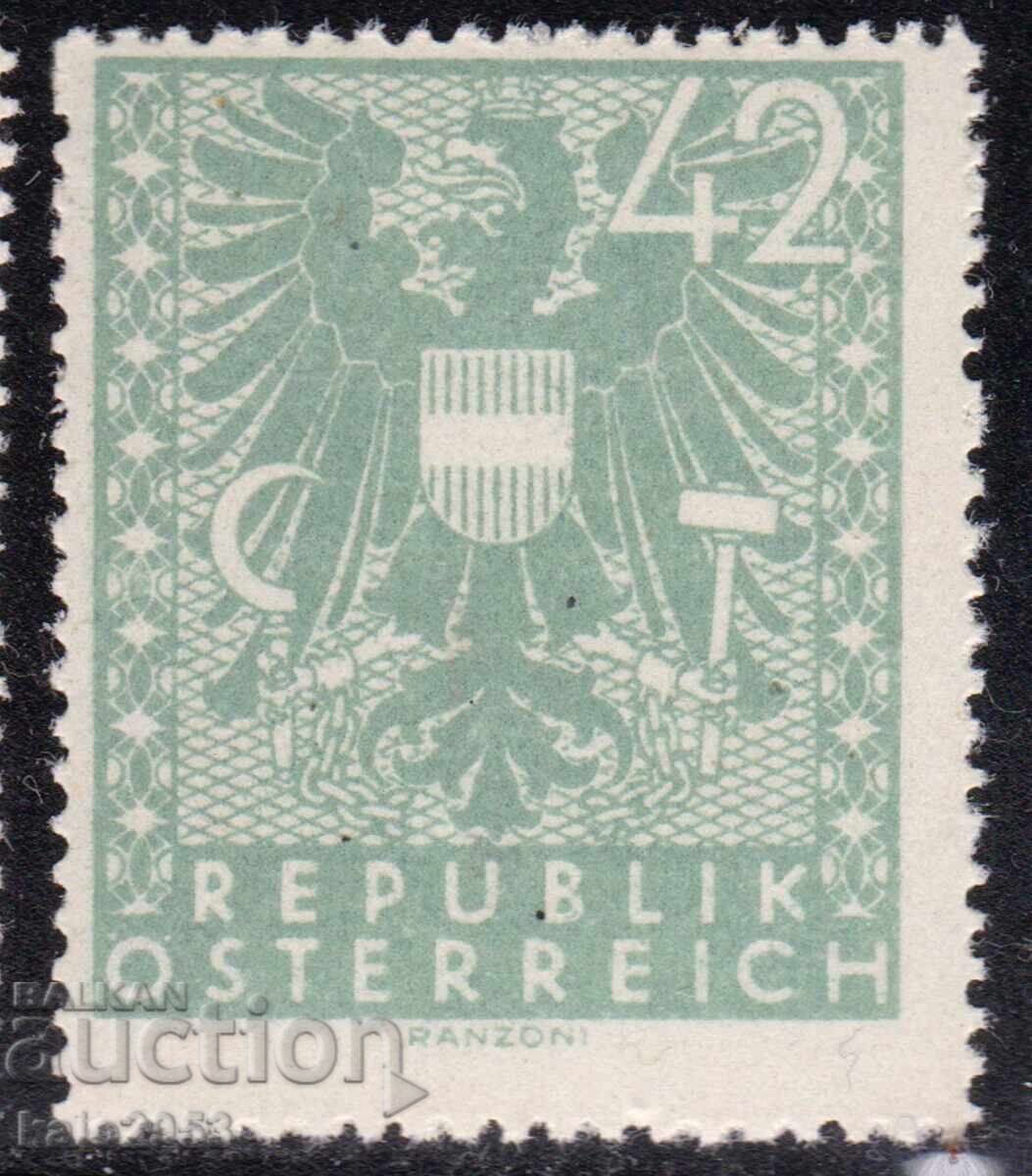 Austria-1945-Regulată-Stema-format mediu-3.5/3 cm.,MNH