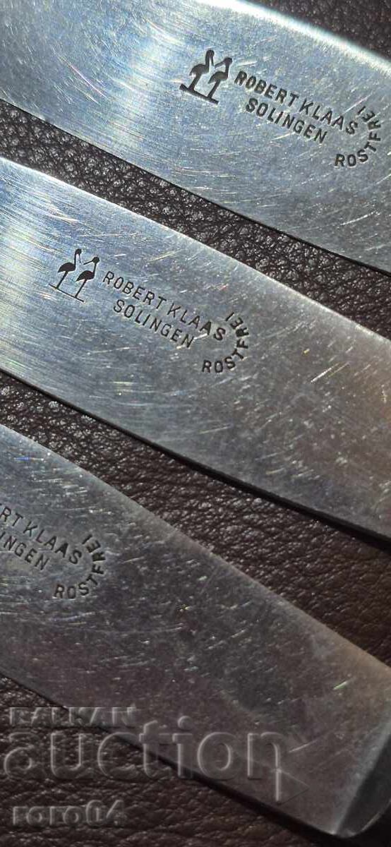 CUȚITE - SOLINGEN - WW II - 6 CUȚITE - SOLINGEN - WW II - 6