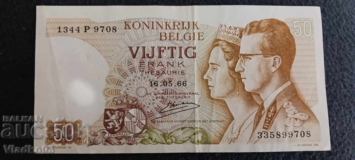 Βέλγιο 50 φράγκα 1966