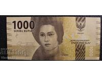 Индонезия 1000 рупии 2016 UNC нециркулирала