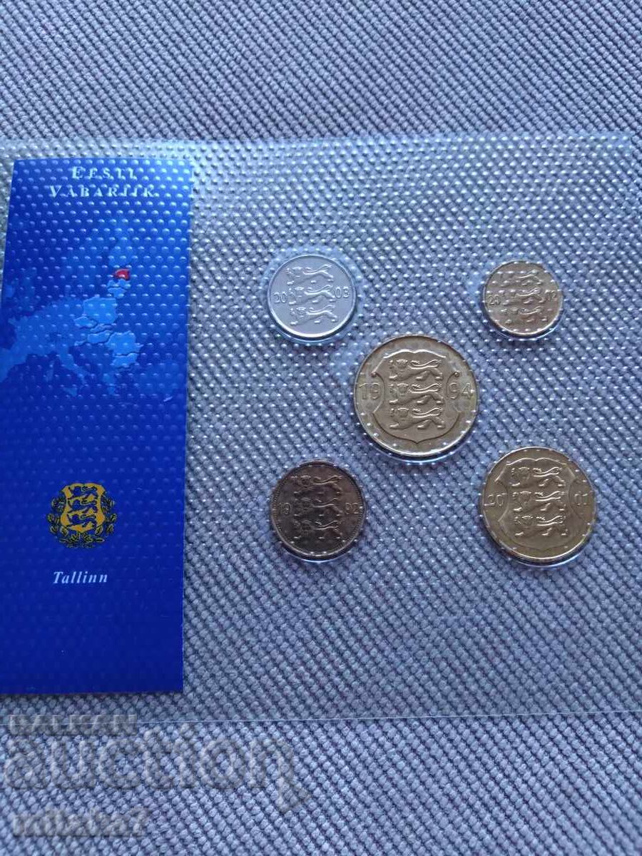 Σύνολο νομισμάτων, Εσθονία με τιμή € 6.00 | 11.73 BGN Σύνολο νομισμάτων, Εσθονία με τιμή € 6.00 | 11.73 BGN