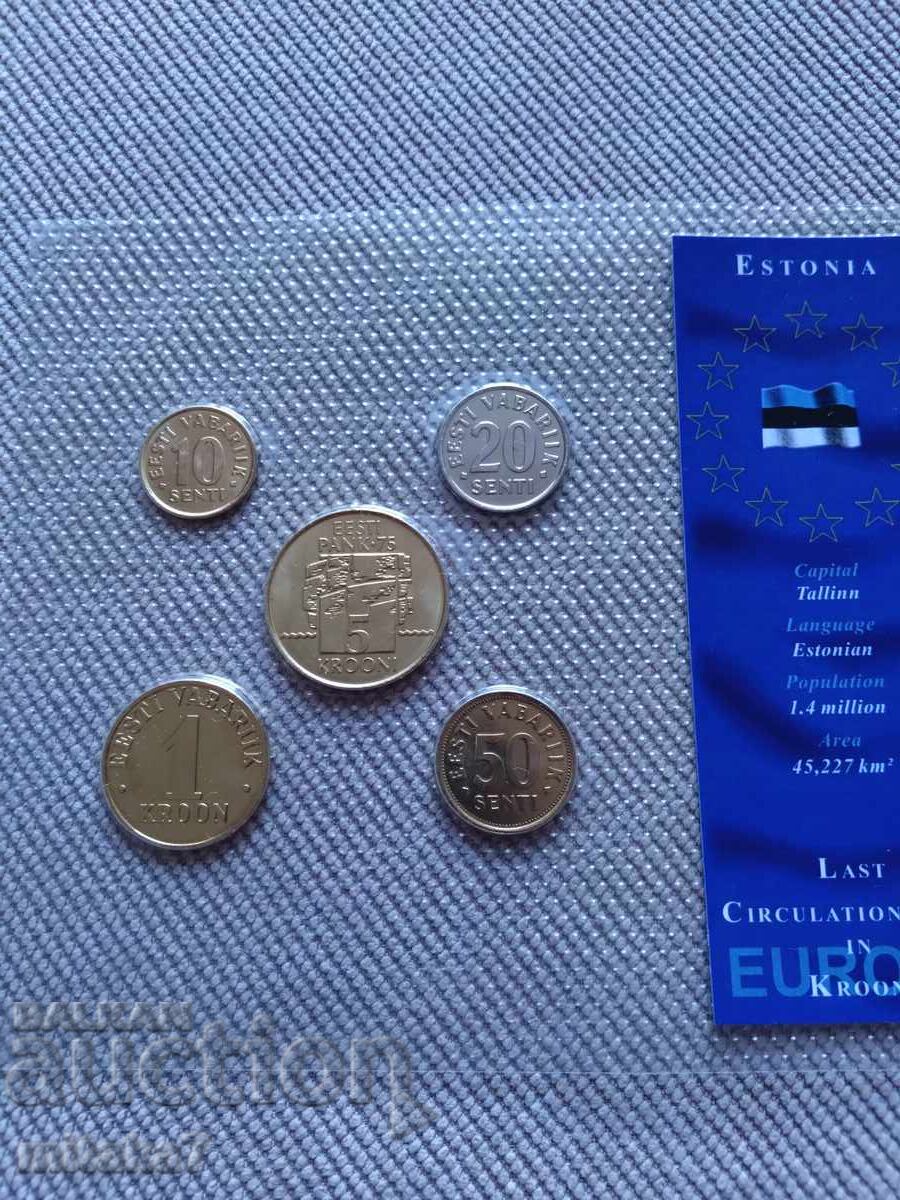 Σύνολο νομισμάτων, Εσθονία Σύνολο νομισμάτων, Εσθονία
