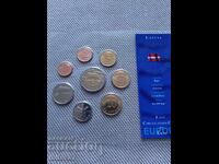 Σετ νομισμάτων, Λετονία