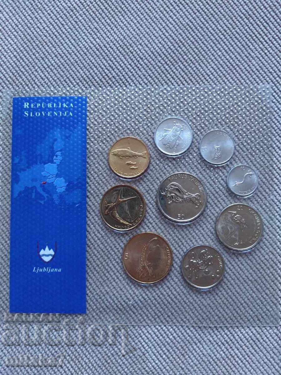 Set de monede, Slovenia cu preț € 6.00 | 11.74 BGN Set de monede, Slovenia cu preț € 6.00 | 11.74 BGN