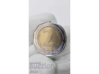 Sgresheno Bŭlgarsko Moneta 2 leva - 2015 - Παΐσιος 8,81 γρ