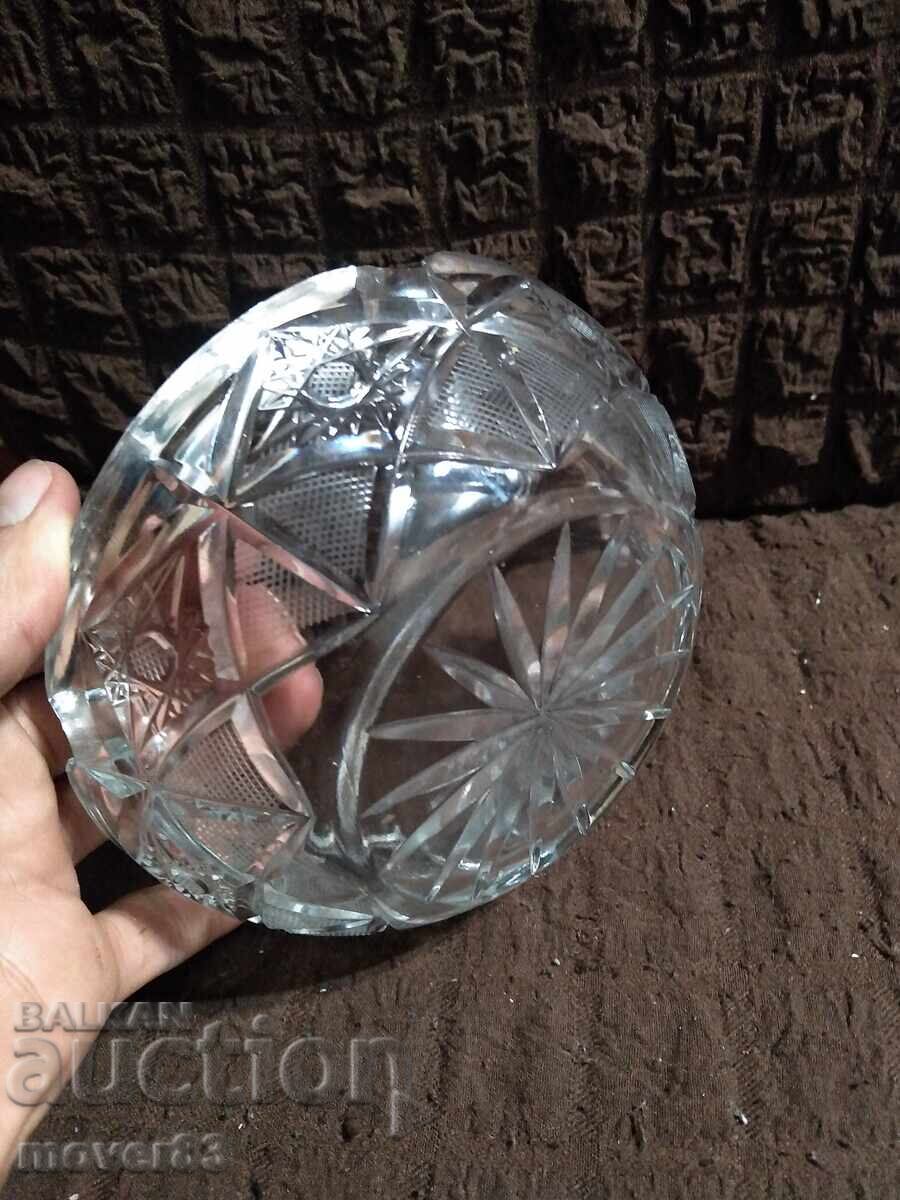 Ashtray. Lead crystal with price € 0.75 | 1.47 BGN Ashtray. Lead crystal with price € 0.75 | 1.47 BGN