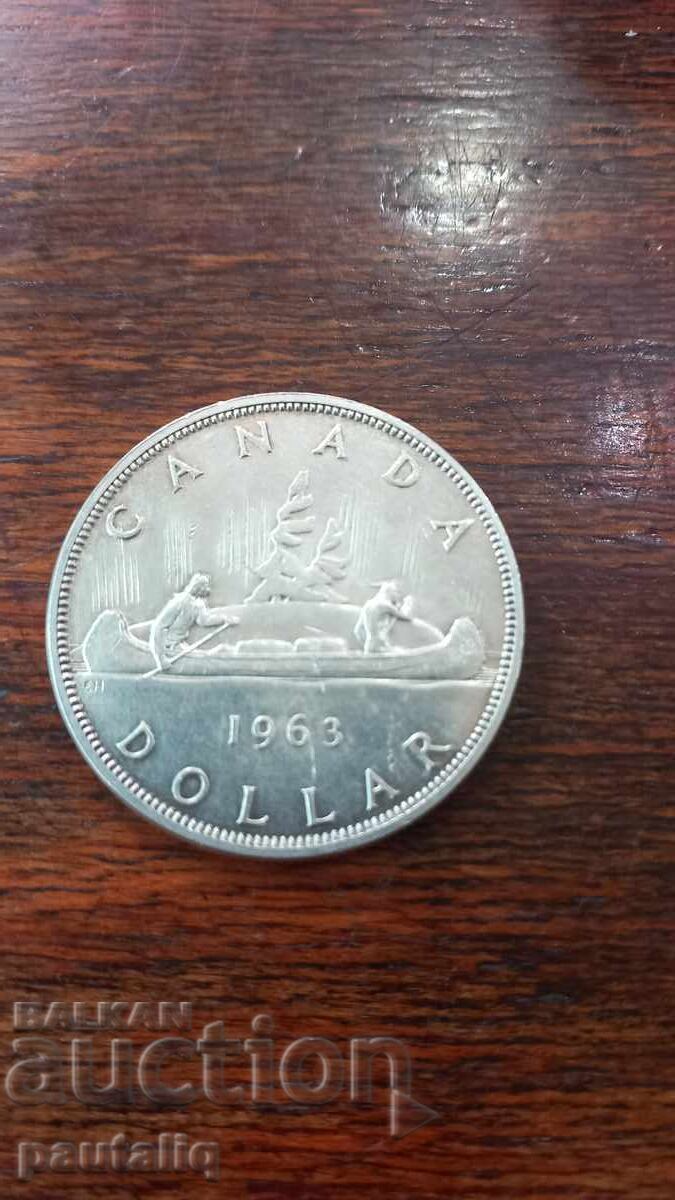 1 Δολάριο 1963 Καναδάς Άριστο