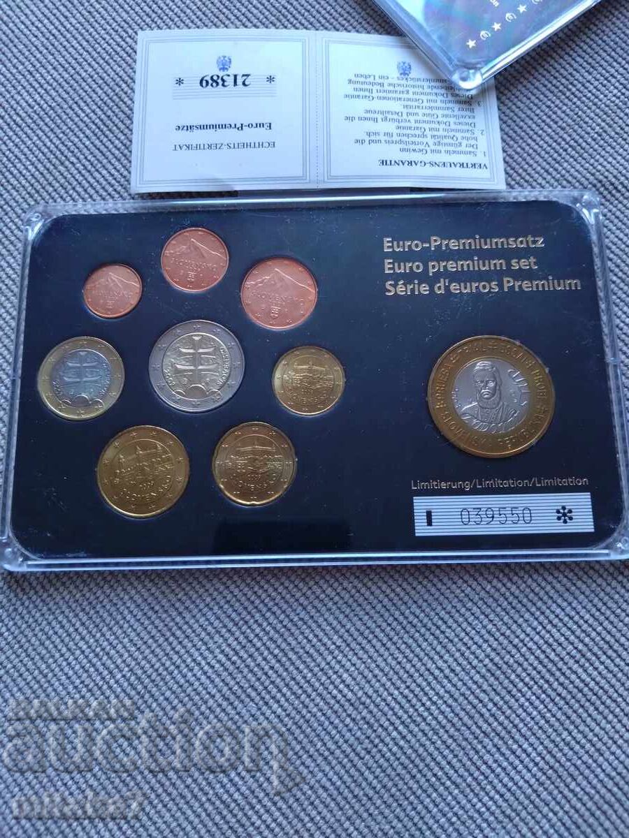 Σύνολο κερμάτων ευρώ, Σλοβακία Σύνολο κερμάτων ευρώ, Σλοβακία