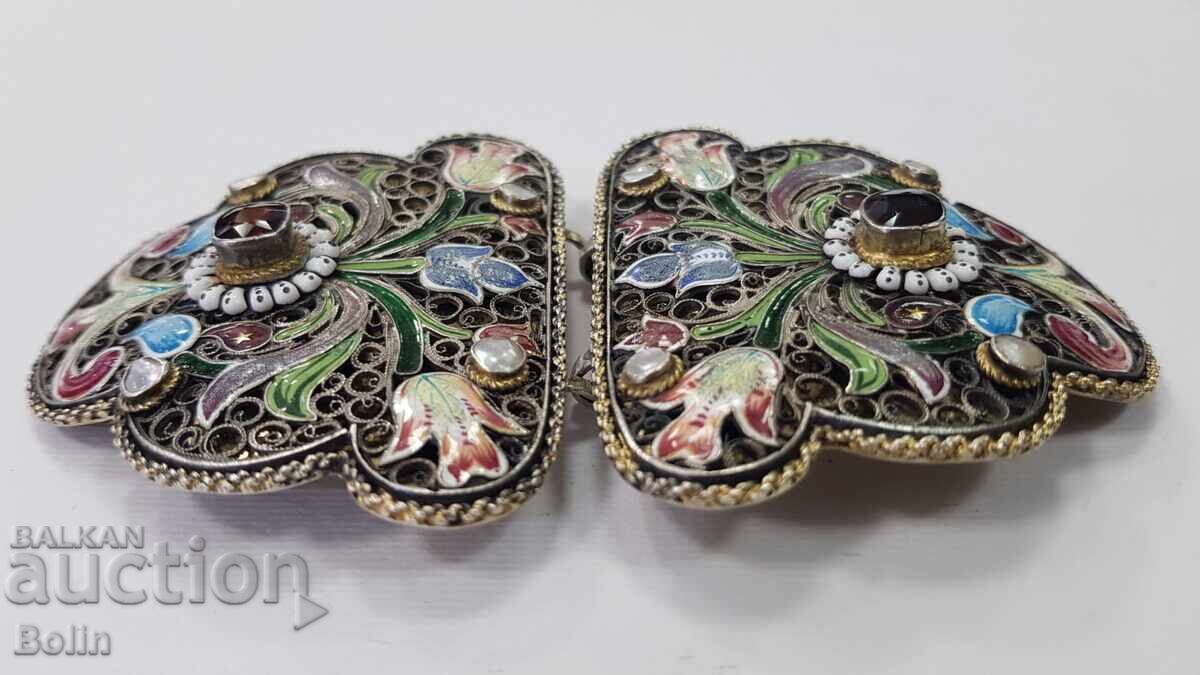 Rară Austriacă, tocă, pafta, argint cu email - secolul al XIX-lea cu preț € 750.00 | 1466.87 BGN