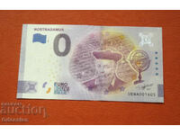 0 euro / 0 euro • NOSTRADAMUS • Souvenir Banknote