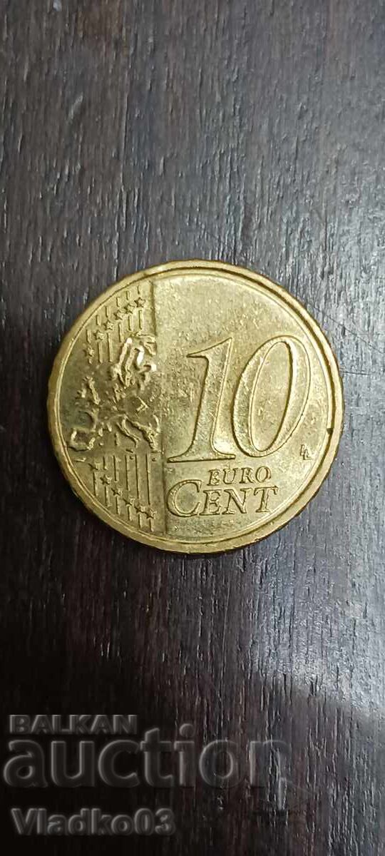 Luxemburg 10 eurocenți 2023