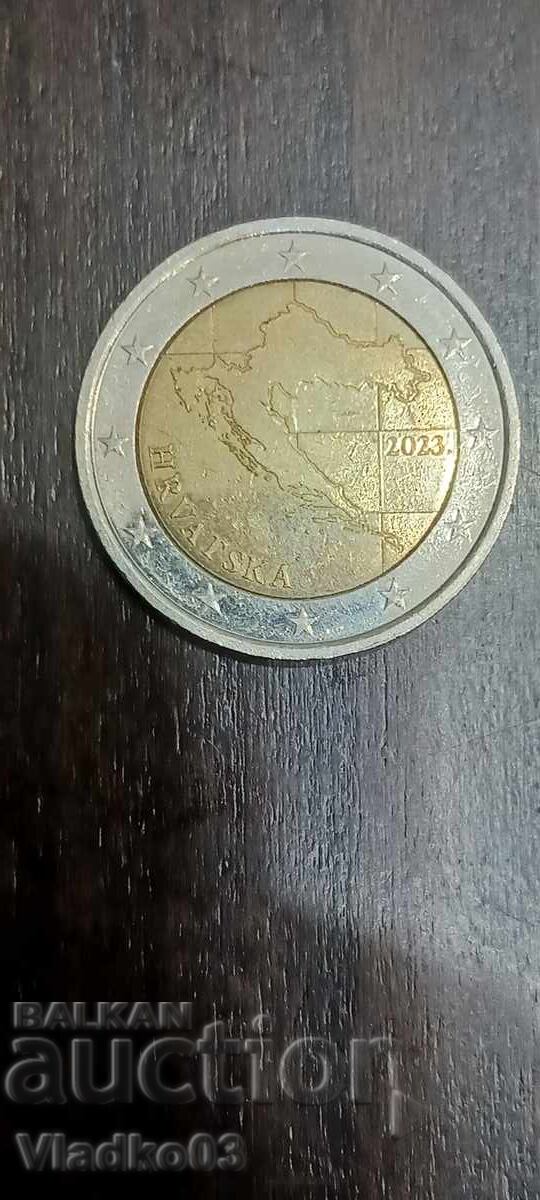 Croația 2 euro 2023 cu preț € 2.90 | 5.67 BGN