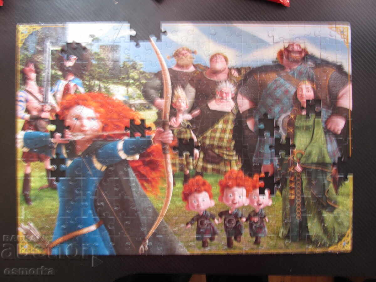 Пъзел Brave Disney Pixar филм хитово момиче приключенски гот