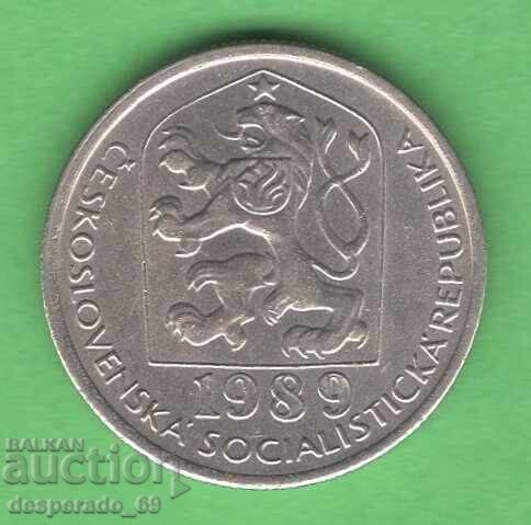 (¯`'•.¸ 50 halerů 1989 CEHOSLOVACIA UNC- ¸.•'´¯) cu preț € 0.50 | 0.98 BGN