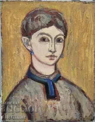 Tablou, portret de Dimitar Kovachev!. Neramă! Semnat!