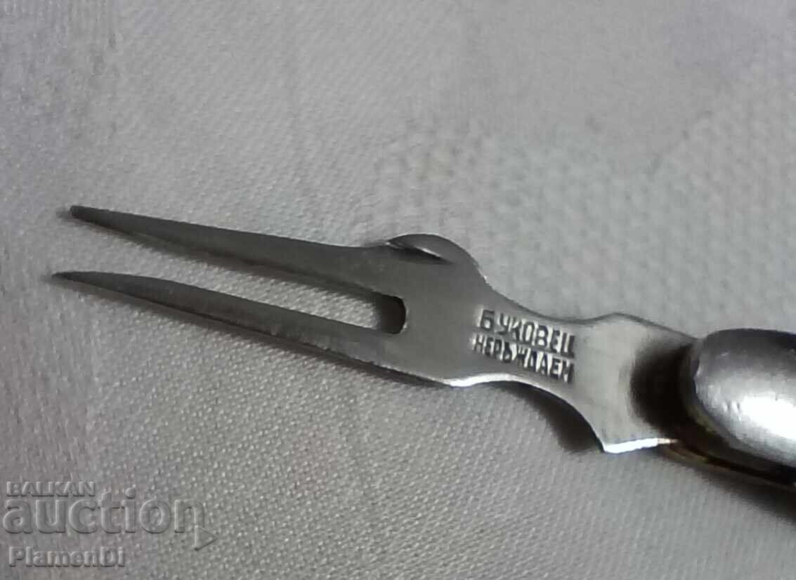 Доставка на Българска ножка, сгъваемо джобно ножче "Буковец"