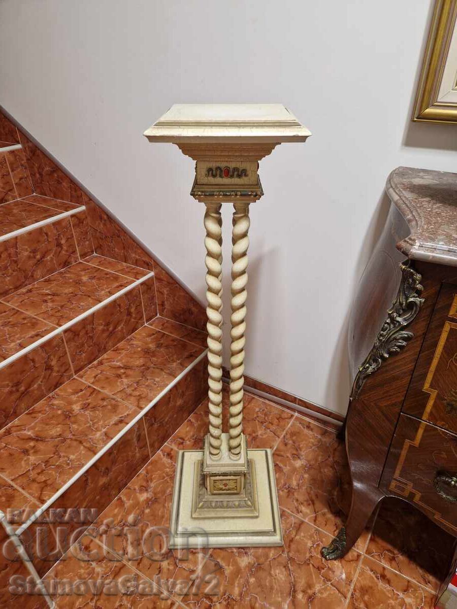 Unique Italian Silik pedestal column