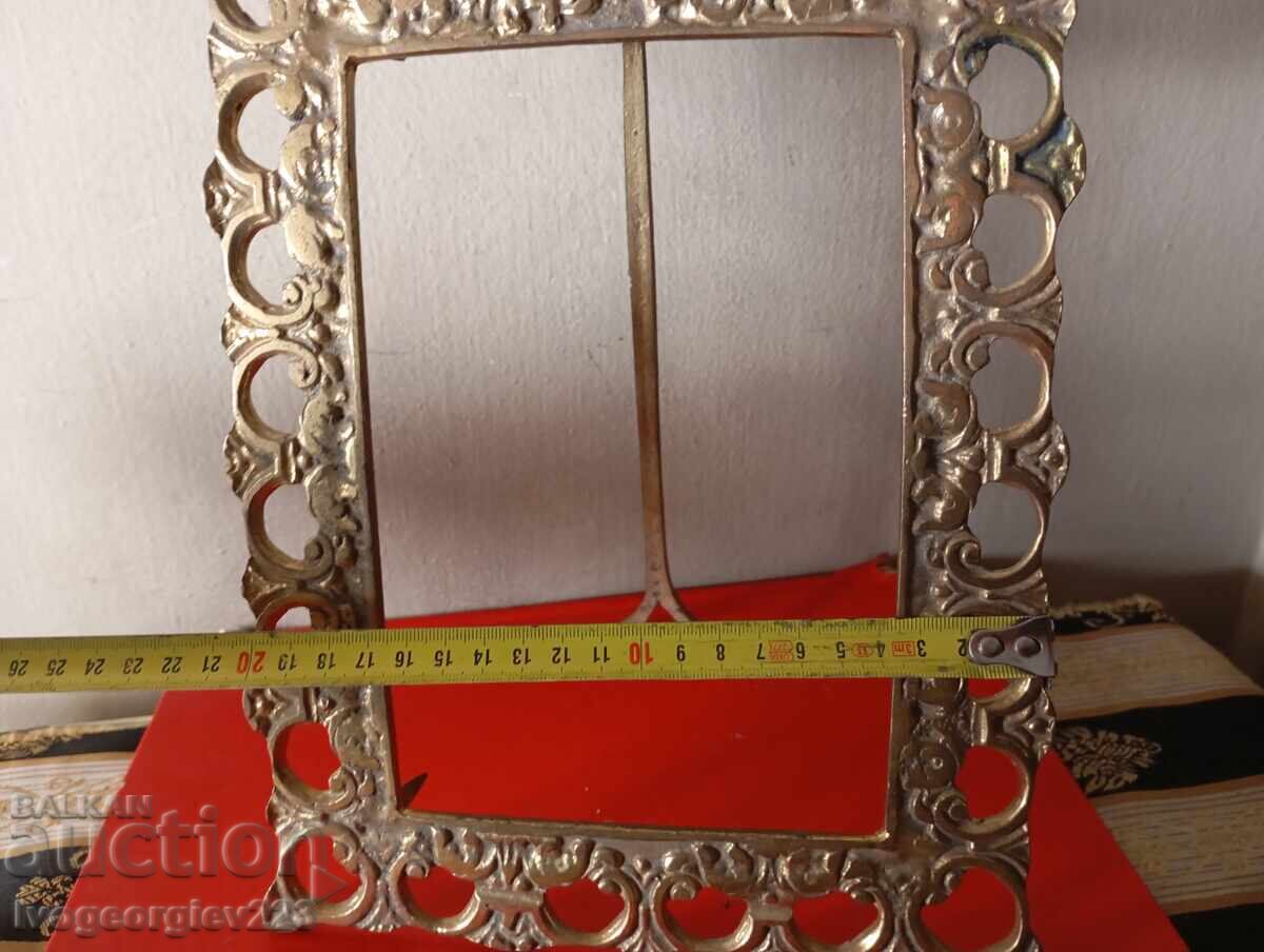 Δημοπρασία Αντίκα κορνίζα για φωτογραφία, καθρέφτης