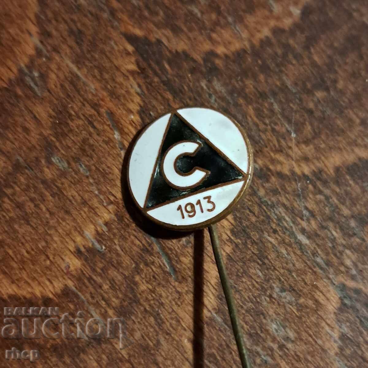 Slaviya stara znachka futbol emaĭl Slaviya stara znachka futbol emaĭl