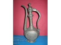 Рядък стар османско-арабски Ибрик с растителни орнаменти