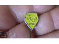 Advertising badge, Bakmeel, brand of flour