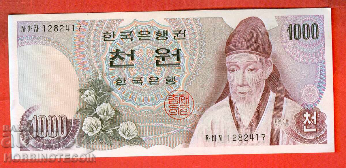 ΝΟΤΙΑ ΚΟΡΕΑ KOREA 1000 - 1 000 Γουόν έκδοση 1983 aUNC