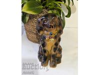 BG ceramic dog piggy bank