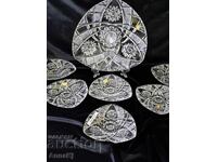 Νέο vintage κρυστάλλινο σετ