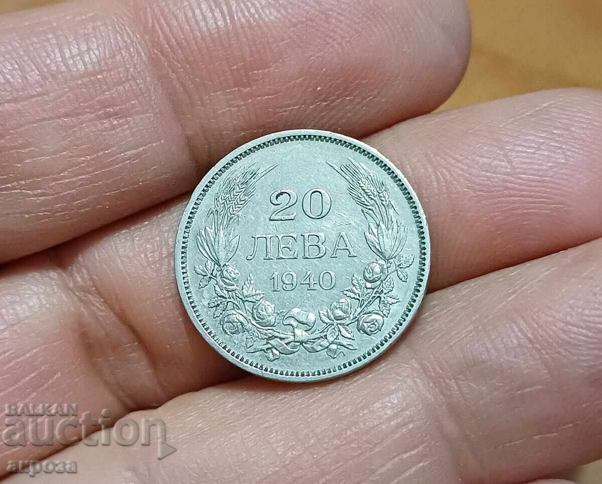 20 leva 1940 - în calitate