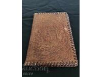 Retro leather binding