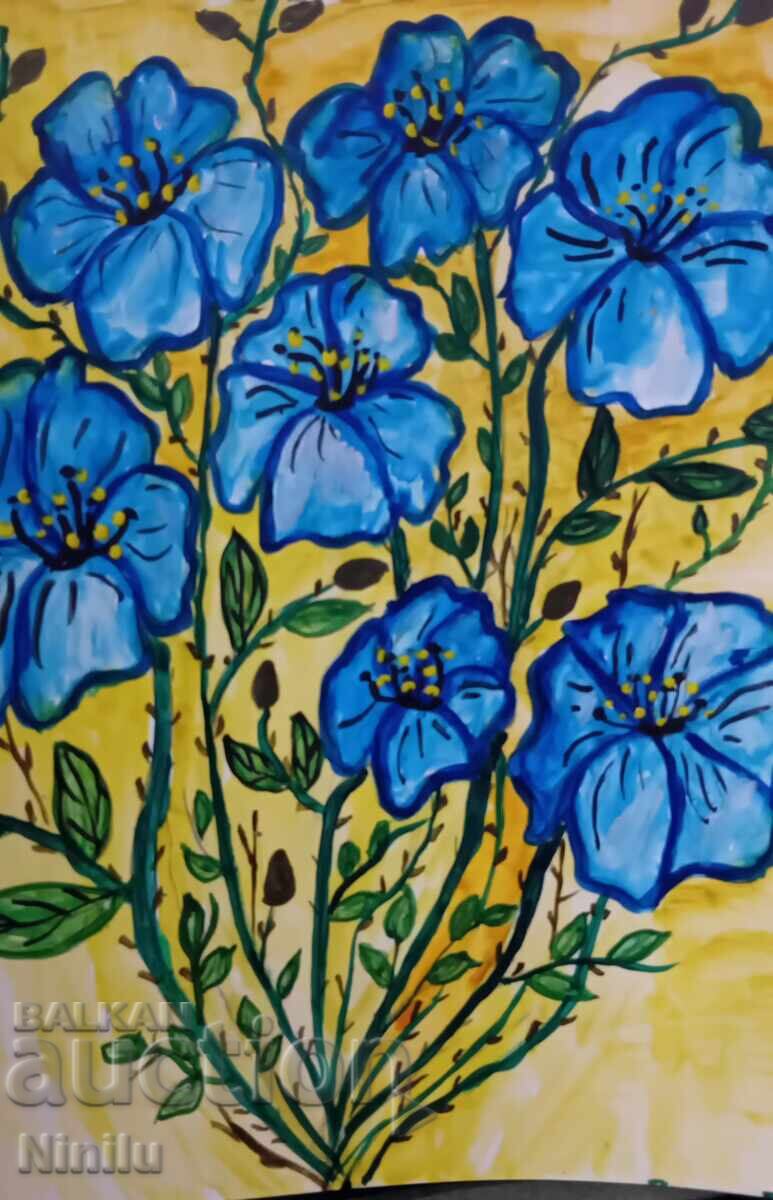 Πίνακας γαλάζια ευφορία