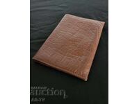Old leather wallet