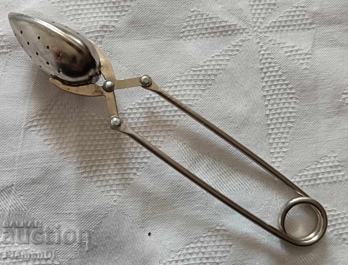 Licitație Clește vintage, infuzor, strecurătoare pentru ceai Licitație Clește vintage, infuzor, strecurătoare pentru ceai