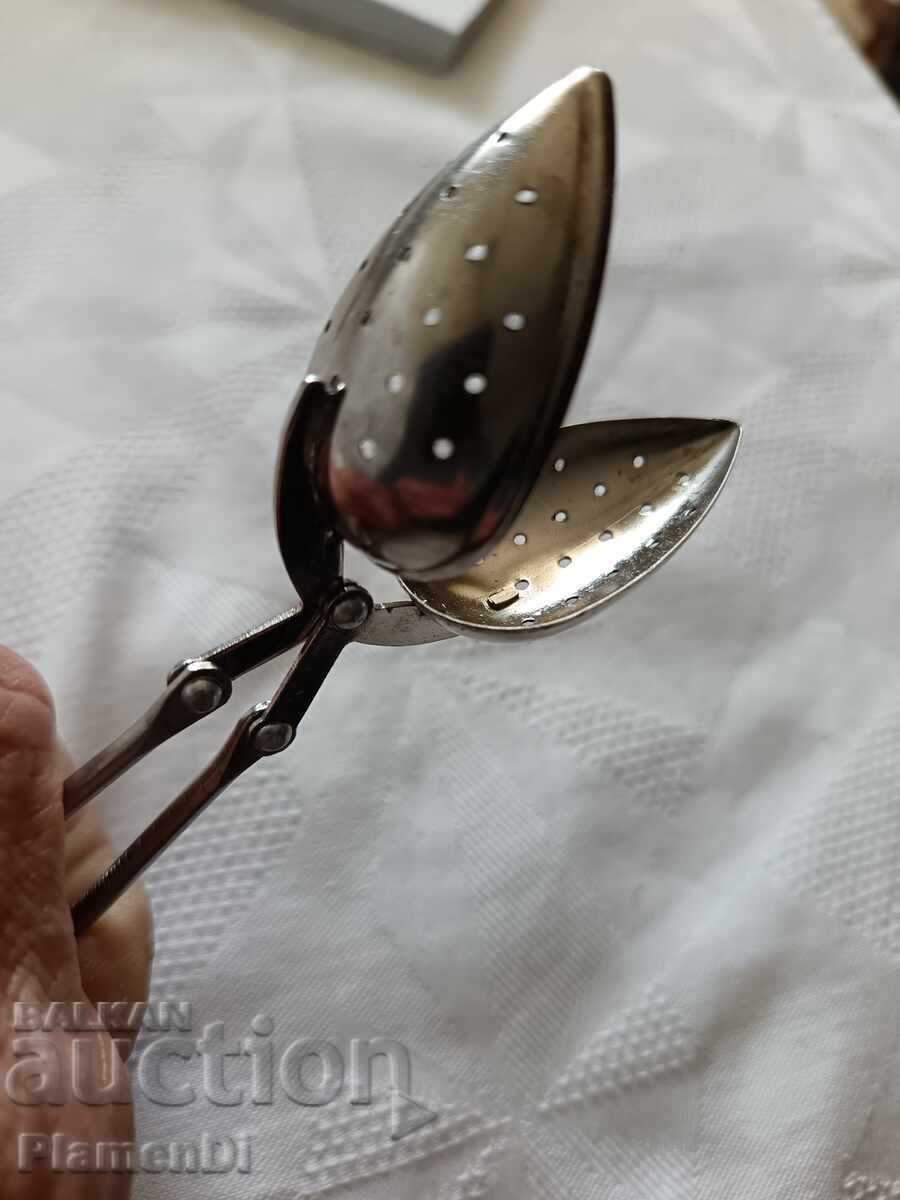 Clește vintage, infuzor, strecurătoare pentru ceai - 5 Clește vintage, infuzor, strecurătoare pentru ceai - 5