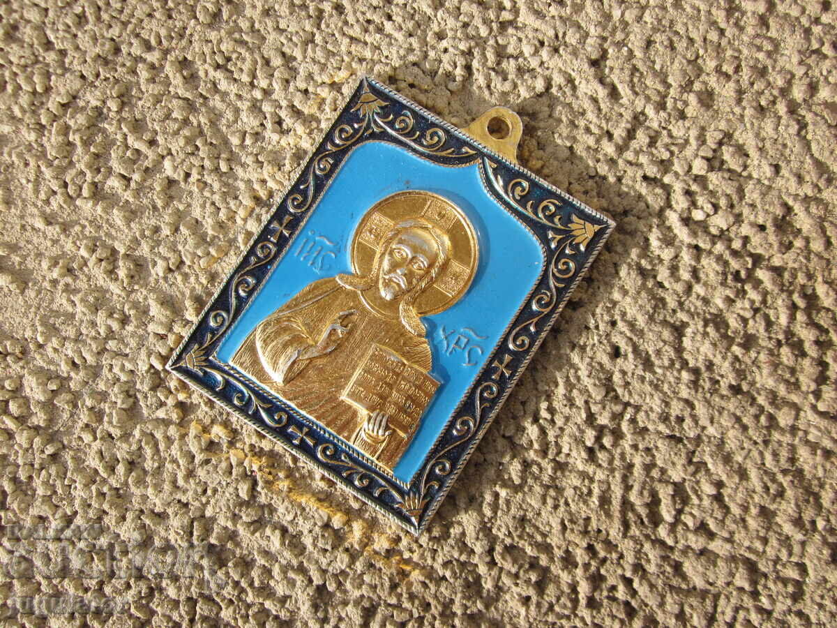 Livrarea Veche icoană ortodoxă rusească de casă cu Iisus Hristos