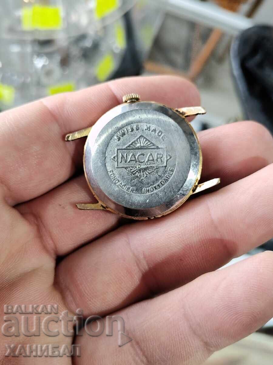 Auction Gold-plated Swiss Watch NACAR 17 Jewels Auction Gold-plated Swiss Watch NACAR 17 Jewels
