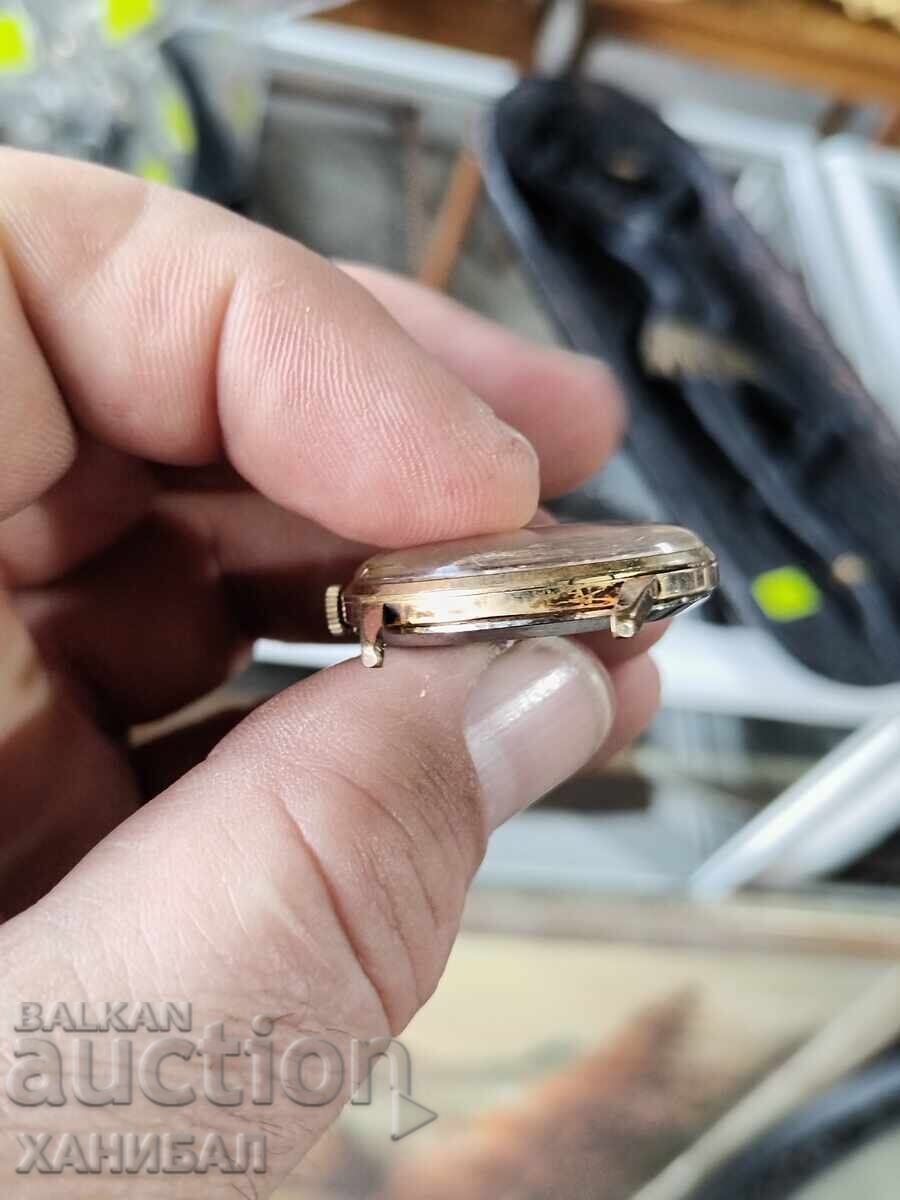 Gold-plated Swiss Watch NACAR 17 Jewels - 5 Gold-plated Swiss Watch NACAR 17 Jewels - 5