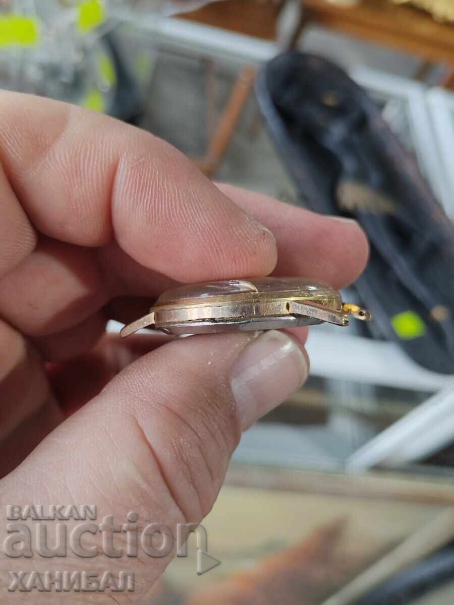 Gold-plated Swiss Watch NACAR 17 Jewels - 6 Gold-plated Swiss Watch NACAR 17 Jewels - 6