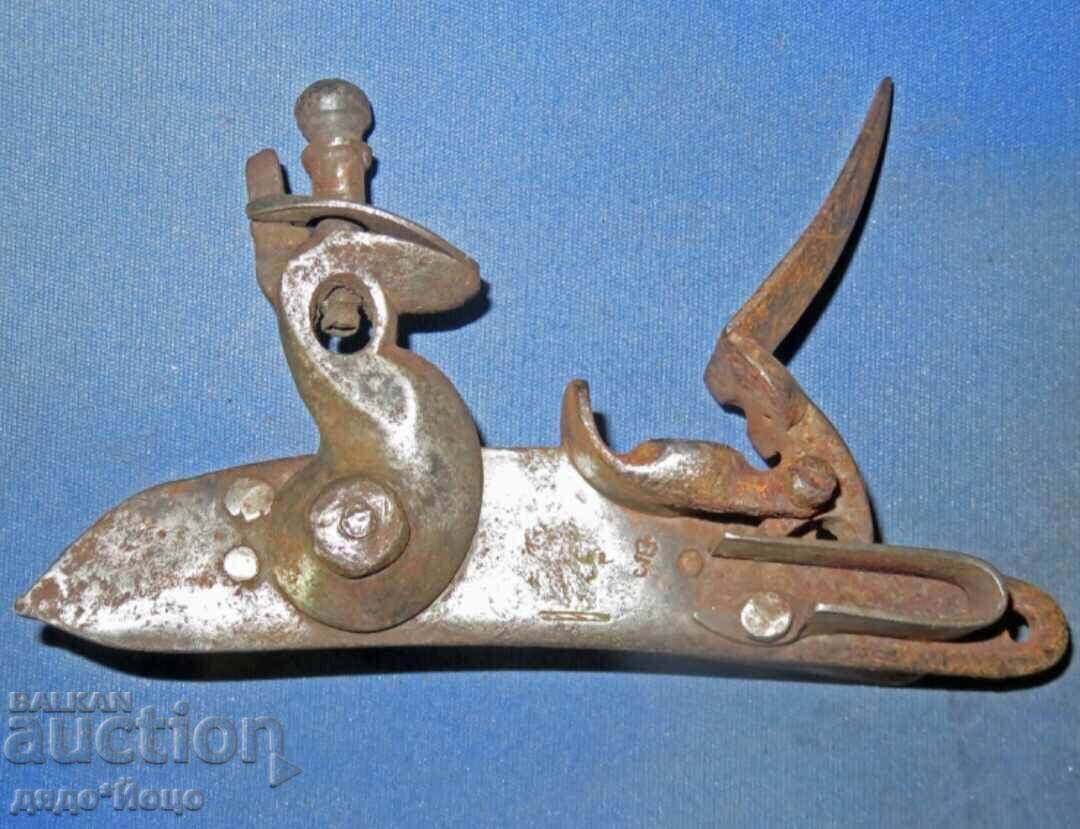 Mecanism englezesc de armă de armată funcțional pentru pistol cu cremene