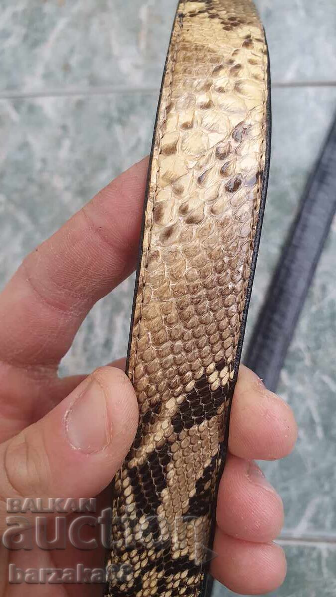 Ζώνη από δέρμα φιδιού Πύθωνα με τιμή € 15.00 | 29.34 BGN