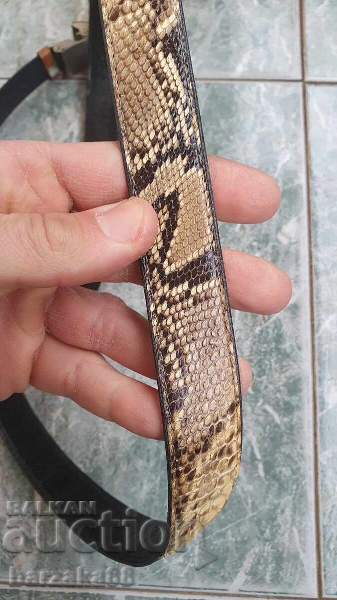 Ζώνη από δέρμα φιδιού Πύθωνα - 7